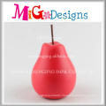 Top Selling Wholesales Red Pear Ceramic Decoration